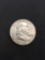 1958-D United States Franklin Silver Half Dollar - 90% Silver Coin