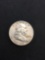 1957-D United States Franklin Silver Half Dollar - 90% Silver Coin