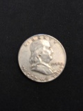1954 United States Franklin Silver Half Dollar - 90% Silver Coin