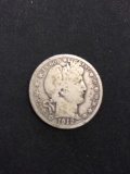 1912-D United States Barber Silver Half Dollar - 90% Silver Coin