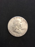 1949 United States Franklin Silver Half Dollar - 90% Silver Coin