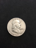 1953-D United States Franklin Silver Half Dollar - 90% Silver Coin