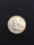 1962-D United States Franklin Silver Half Dollar - 90% Silver Coin