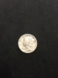 1944-D United States Mercury Silver Dime - 90% Silver Coin