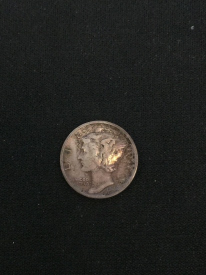 1942-S United States Mercury Silver Dime - 90% Silver Coin