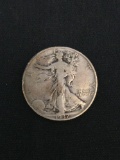 1937 United States Walking Liberty Half Dollar - 90% Silver Coin
