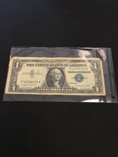 1957-A United States $1 Washington Silver Certificate Bill Currency Note