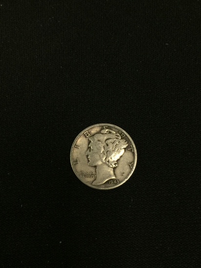 1943-S United States Mercury Dime - 90% Silver Coin