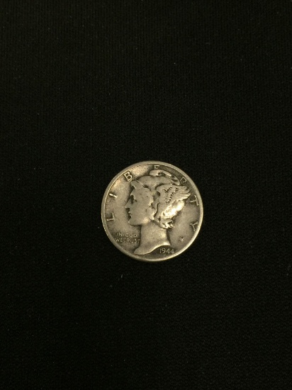 1944 United States Mercury Dime - 90% Silver Coin