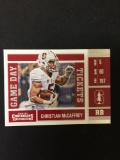 2017 Panini Contenders Game Day Christian McCaffrey Panthers Rookie Card