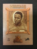 2002 Donruss Gridiron Gear Heritage Collection Barry Sanders Lions Insert Card