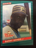 1986 Donruss The Rookies Barry Bonds Giants Pirates Rookie Baseball Card