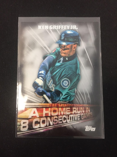 2016 Topps Great Streaks Ken Griffey Jr. Mariners Insert Baseball Card