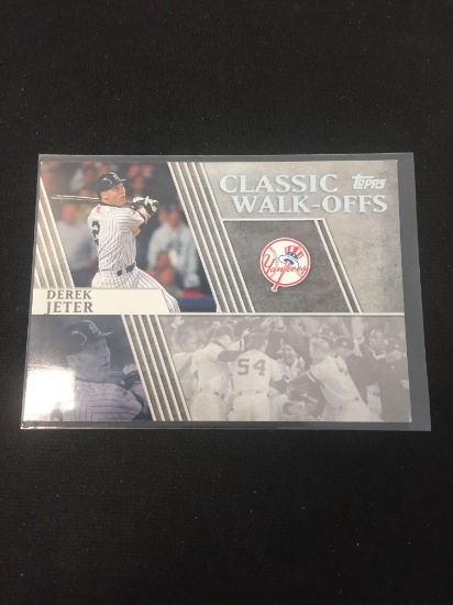 2012 Topps Classic Walk-Offs Derek Jeter Yankees Insert Baseball Card