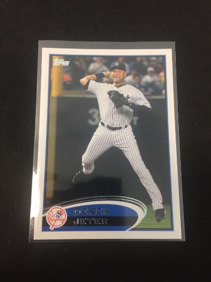 2012 Topps Derek Jeter Yankees Baseball Card