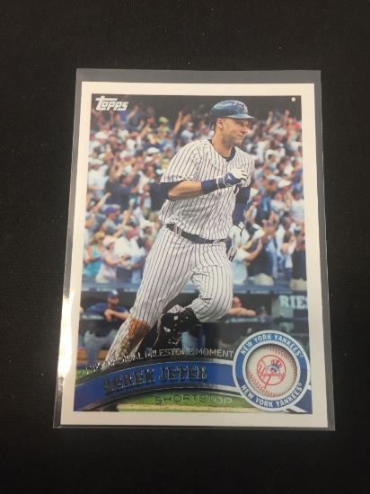 2011 Topps Derek Jeter Yankees Baseball Card