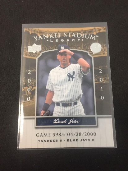 2008 Upper Deck Yankee Stadium Legacy #5985 Derek Jeter Yankees Insert Card