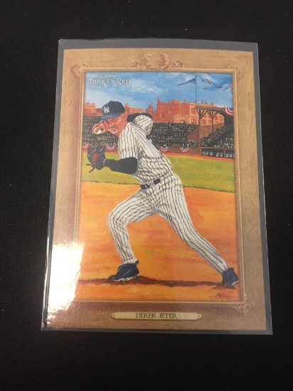 2007 Topps Turkey Red Derek Jeter Yankees Baseball Card