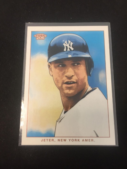 2002 Topps 206 Derek Jeter Yankees Baseball Card