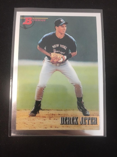 2001 Bowman Rookie Reprint Derek Jeter Yankees Baseball Card (1993 Bowman)