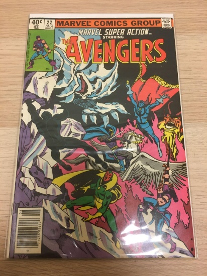 Marvel, Super Action, the Avengers #22 Aug Comic Book