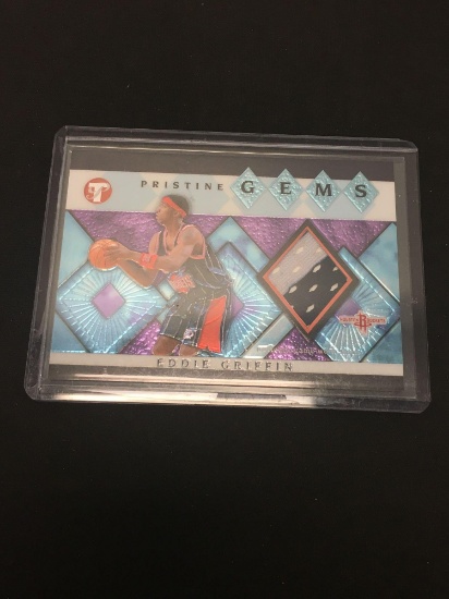 2003-04 Topps Pristine Eddie Griffin Rockets Jersey Card - 2 Color