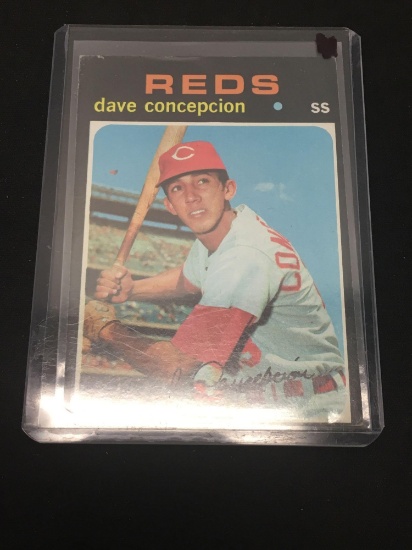 1971 Topps #15 Dave Concepion Reds Rookie Vintage Baseball Card