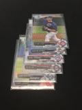 6 Card Lot of 2017 Bowman Chrome Prism Refractor Rookie Baseball Cards