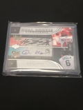 2006 UD Exquisite Howie Kendrick & Dan Uggla Dual Autograph Baseball Card /55