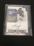 2017 Panini Chronicles German Marquez Rookie Autograph Baseball Card Rockies