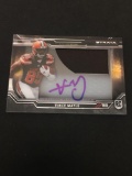 2015 Topps Strata Vince Mayle Browns Rookie Autograph Jersey Card