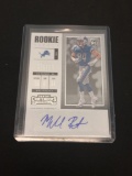 2017 Panini Contenders Michael Rector Rookie Autograph Football Card