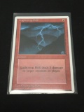 Vintage MTG Magic the Gathering Lightning Bolt 4th Edition Card