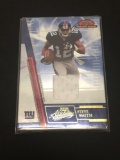 2007 Playoff Absolute Memorabilia Steve Smith Giants Rookie Jersey Card