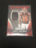 2016 Panini Rookies & Stars Search Corey Coleman Browns Rookie Jersey Card