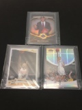 3 Card Lot of Basketball Refractors Cards with Michael Beasley Rookie Card