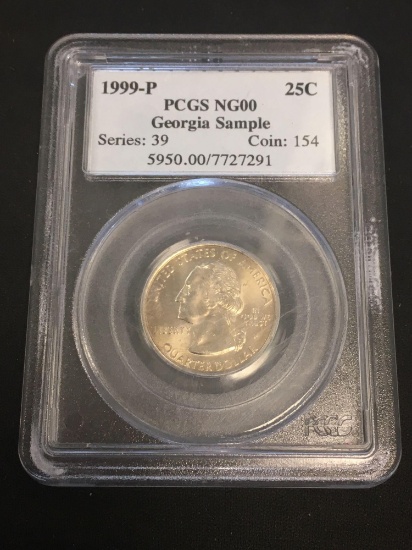 PCGS Graded 1999-P United States Georgia Sample Quarter - NG00 Rare