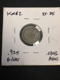 1896 Canada 5 Cent Silver Foreign Coin - .0346 ASW - XF-35 - Graded by Consignor
