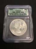 ICG Graded 1964 Canada $1 Foreign Sollar Coin - PL66 DCAM