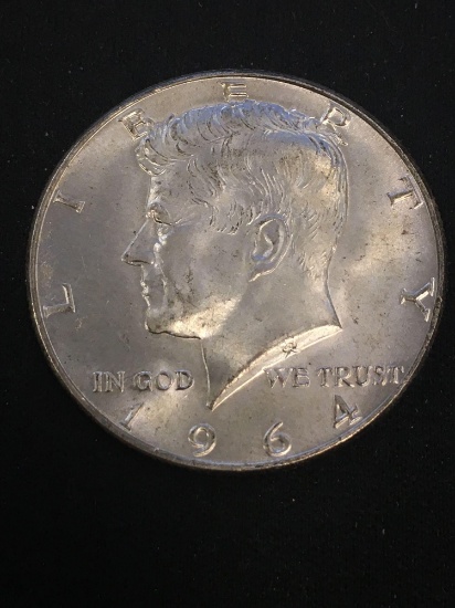 1964-D United States Kennedy Half Dollar - 90% Silver Coin