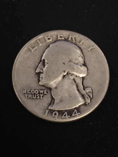 1944 United States Washington Quarter - 90% Silver Coin
