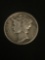 1945 United States Mercury Dime - 90% Silver Coin