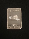 1 Gram .999 Fine Silver Swan Bullion Bar