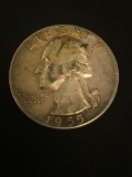 1955 United States Washington Quarter - 90% Silver Coin