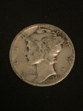 1940-S United States Mercury Dime - 90% Silver Coin