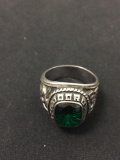Stainless Steel Woodrow Wilson 1980 Class Ring - 10.5