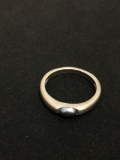 Modern Designed Sterling Silver Ring Band - Size 7