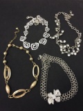 Lot of Four Metal Necklaces
