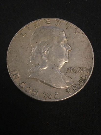 1960-D United States Franklin Half Dollar - 90% Silver Coin