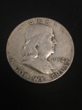 1952-D United States Franklin Half Dollar - 90% Silver Coin